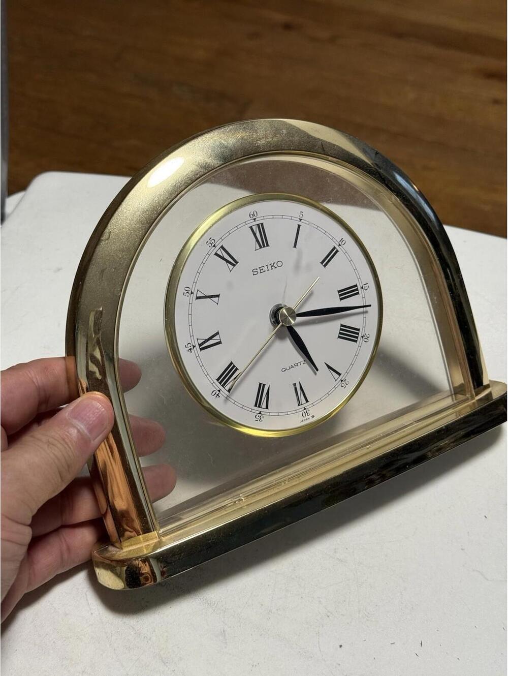 Seiko Clock Quartz In Working Order - Picture 2 of 12